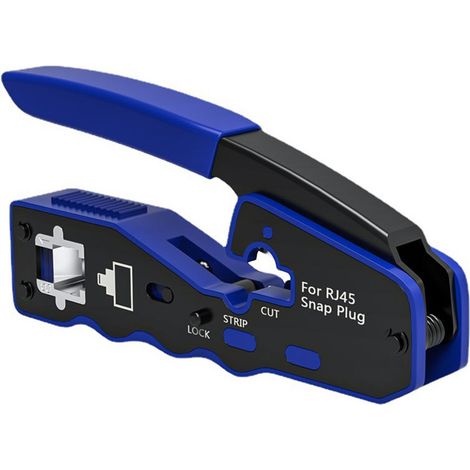 Pince à sertir pour connecteurs RJ, outil de sertissage universel en acier pour câbles 8P CAT5 et 6 broches.