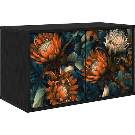 Wandmontierter TV-Schrank LOCHEM 69 x 33 x 40 cm Holzwerkstoff vidaXL (1/5)