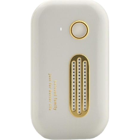 Désodorisant Réfrigérateur USB - Désodorisant Portable Rechargeable pour Frigo Voiture Armoire Placard - 8,5 x 5 x 3 cm - Blanc - 1 Pièce (1/5)