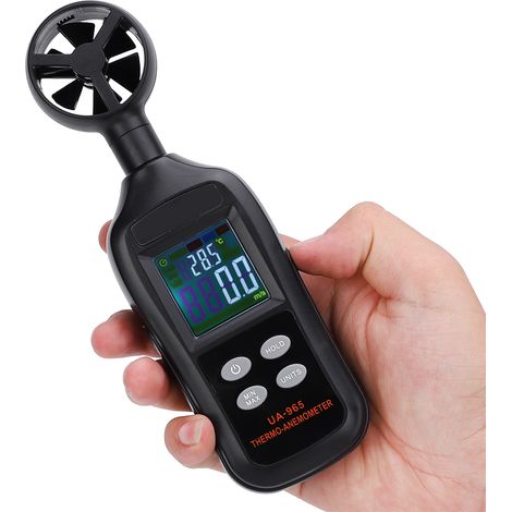 UA965 Anémomètre numérique miniature de haute précision, anémomètre portable, instruments de mesure (1/5)