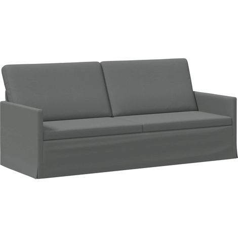 3-Sitzer Sofa Dunkelgrau 190 x 81 x 82 cm Stoff vidaXL (1/5)