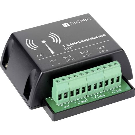 H-Tronic HT3E Récepteur radio 3 canaux Fréquence 868.35 MHz 12 V/DC Y149741 (1/3)