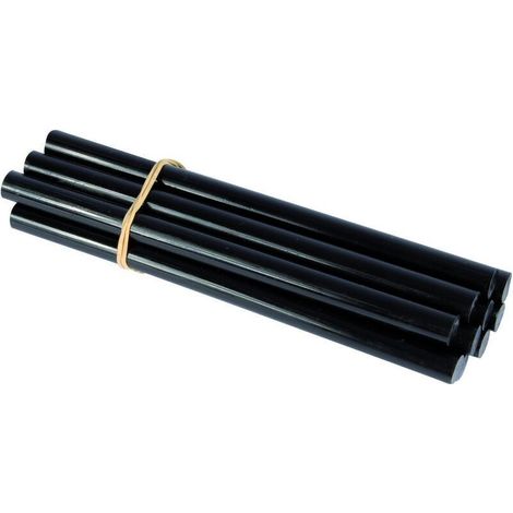 Bardusch-10 bâtonnets de colle noire pour pistolet - OC 0403 - Equipements
