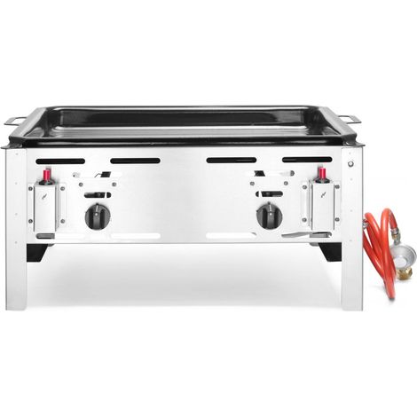 Bake Master Maxi Gasbratpfanne 590 x 480 mm 11,6 kW - Hendi 154618 (1/5)