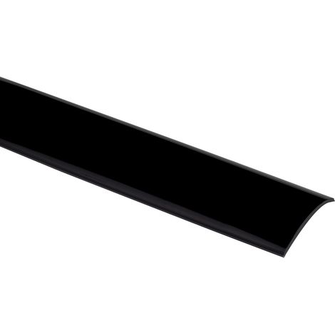 Capot 10 mètres Rond pour Profilé Aluminium Compatible avec Réf. 151769 Noir translucide