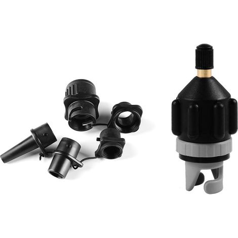 Adapter für aufblasbare Pumpen, Adapter für Luftventile, tragbarer, robuster Luftventil-Konverter (1/5)