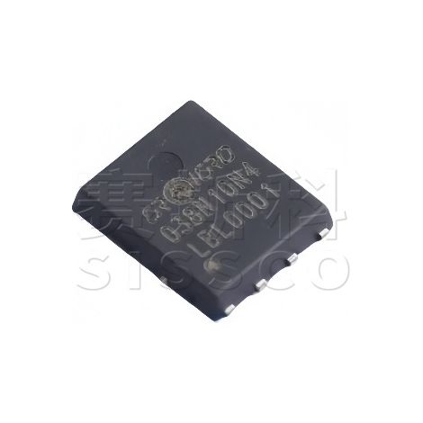 Original electronic component CR Microelectronics CRSM038N10N4, field-effect transistor (MOSFET) 100 V 100 A, DFN5x6 package, 5 units per pack.