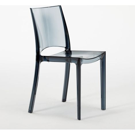 18 B-Side Grand Soleil Stühle für transparente Bar Stock Angebot - Transparent Schwarz Anthrazit