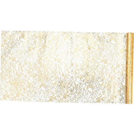 Chemin de table, décoration de table, accessoires photo, nappe rustique à faire soi-même, nappe rectangulaire pour Noël, anniversaire, repas, mariage-gold