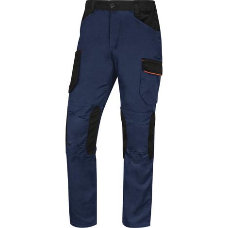 PANTALON DELTA PLUS MACH2 M2PA3STR BLEU ORANGE - M2PA3STRMO0 M (1/2)