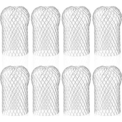 Set mit 8 flexiblen und langlebigen Dachrinnenfiltern aus Aluminium für Dachvorsprünge und Fallrohre, um Laub fernzuhalten...DEBUNS (1/5)