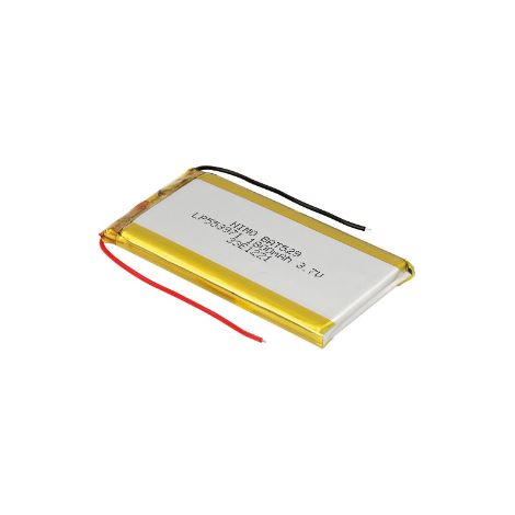 Bateria LITIO 3,7V 1800mA C/Cto.Control  35x68x5,5mm