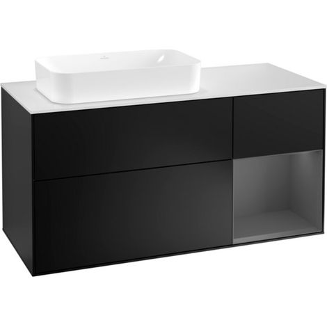 V&B Waschtischunterschrank Finion 120cm, Pl w m, Rg r A m, bla m Lac (1/2)