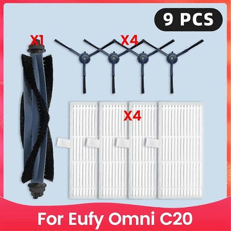 Ersatzteile für den Eufy Omni C20 Saugroboter: Hauptbürste, HEPA-Filter, Zubehör und Verbrauchsmaterialien (1/5)