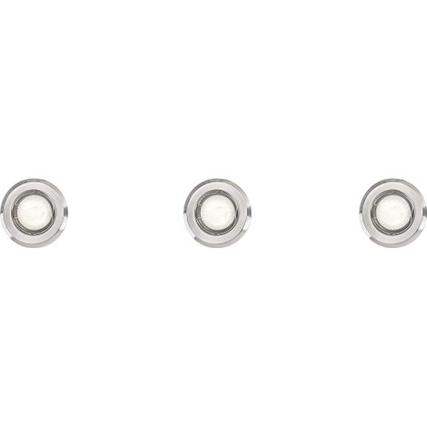 Philips Lighting Enif Set 3 Faretti da Incasso Senza Lampadina, Nickel, 9 x 9 x 10 cm (1/3)