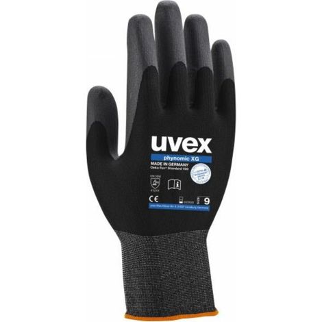 Gants anti-coupure taille 12 – Revêtement mousse nitrile pour environnements humides – Résistance à l'abrasion EN388 4 – Confort optimal – Uvex