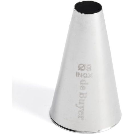 De Buyer Acciaio Inossidabile Beccuccio a Foro Tondo Inox, Diametro cm 0.9, 2111.09N, 2.5 cm (1/2)