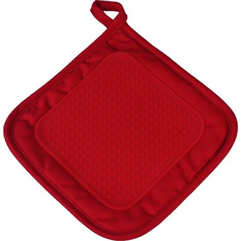 Ligne Décor - 1790113, Presina Da Cucina , 19 X 19 Cm , Cuistot , Policotone+Silicone , Rosso (1/3)