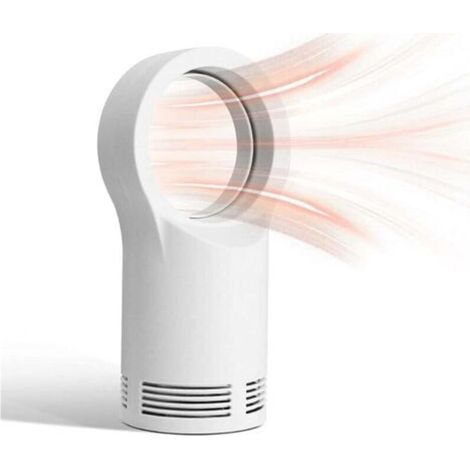 Petit radiateur d'intérieur sans lame, radiateur électrique avec thermostat, radiateur en céramique PTC, petit radiateur portable pour une utilisation en intérieur, maison, bureau (1/4)