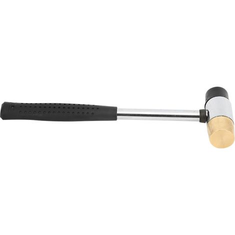 Beyamis Accessoires pour guitare noire, marteau en plastique, tête en laiton et caoutchouc, ukulélé. (1/5)