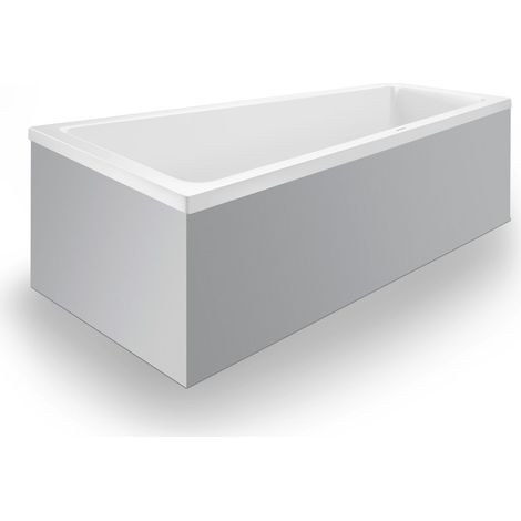 Duravit No.1 baignoire encastrée, trapèze, 1600x850mm, 1 pente de