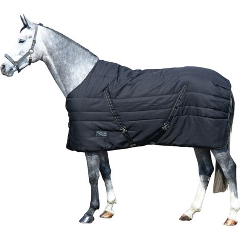 EQuest Stalldecke Ottawa für Pferde, schwarz - 400 g - 145 cm (1/3)