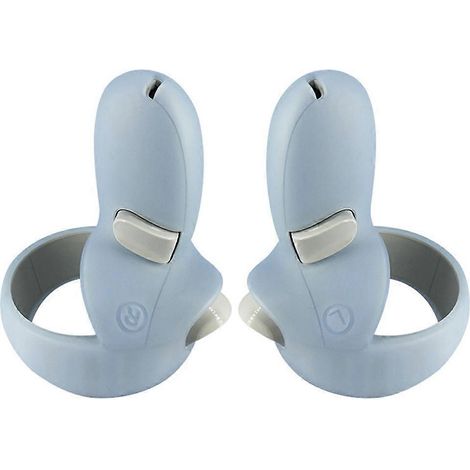 Étui de protection en silicone bleu pour poignée Quest2 (1/5)