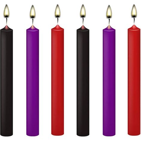 Candele a bassa temperatura, 6 pezzi, candele di cera romantiche, candele gocciolanti, candele a bassa temperatura, candele lunghe e sottili, candele d'amore per coppie innamorate, decorazione per la  (1/5)