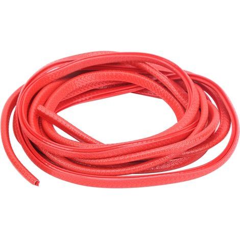 Bande de Protection Anti-Collision Auto Portière, Mousse Pare-Chocs Voiture, Protège-Bordure Anti-Rayures, Autocollant à Poser, 5m Rouge