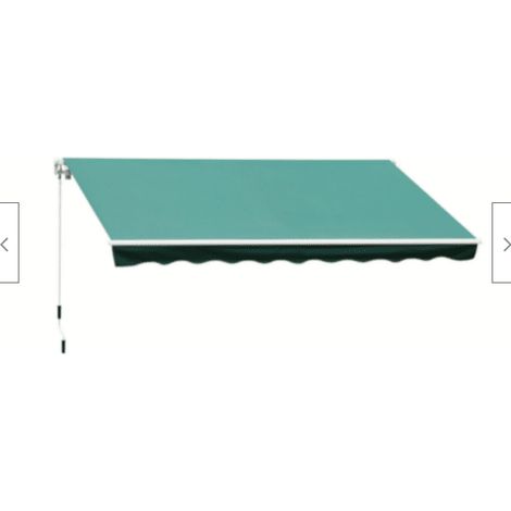 TENDA DA SOLE BALCONE ESTERNO AVVOLGIBILE RULLO TENDE 3x2 mt VERDE 249v