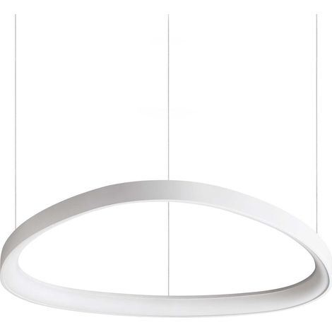 Lampadario A Sospensione Contemporaneo Gemini Metallo Bianco Led 48W 3000K Ip20 (1/2)
