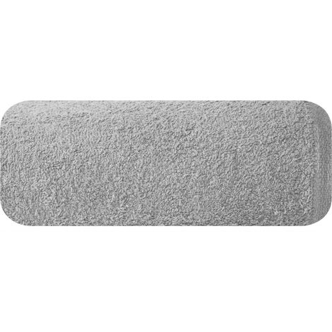 EUROFIRANY KLASSISCHES BAUMWOLL-BADETUCH GLATT 1 50X100CM SILBER (1/5)