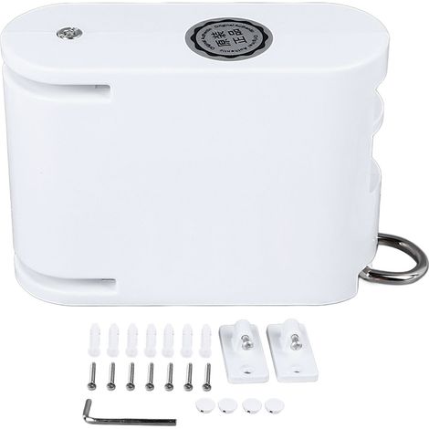 Étendoir à linge rétractable mural sans perçage, résistant au vent, longueur 4,2m, charge 20kg, ABS/TPU (1/5)