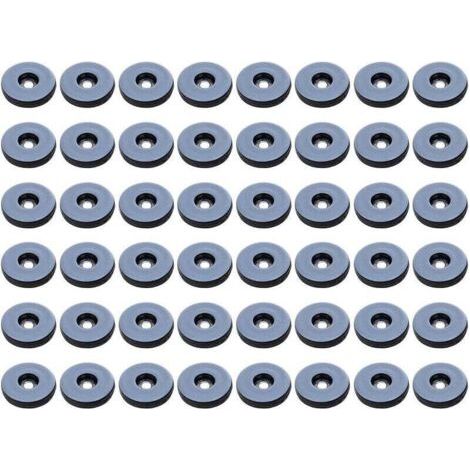 Pair Möbelgleiter, 48er-Pack runde Teflon-Möbelgleiter, Antivibrations-Möbelgleiter - 19 mm (rund)
