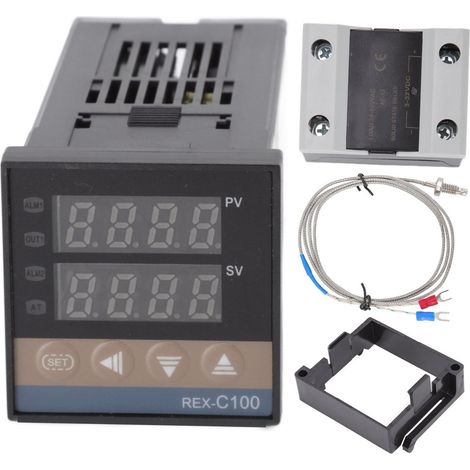 Eosnow Pid Thermostat Temperature Contrôleur Set 0-400 ℃ Poulet House avec relais de thermocouple 100‑240V 25A (1/5)