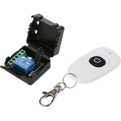Smart Home 433Mhz DC 12V 1CH Telecommande sans fil Relais Recepteur emetteur Telecommande universelle Commutateur Module et emetteur RF Telecommandes (1/5)