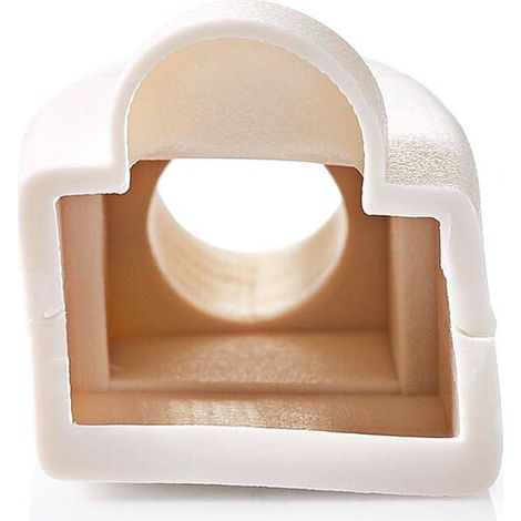 strain relief sleeve RJ45 PVC White Box 10 pieces.