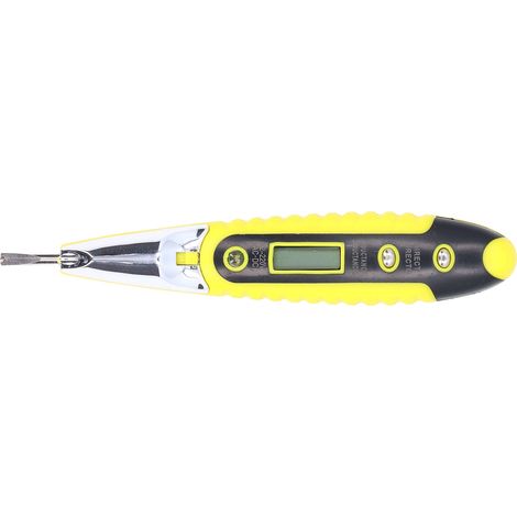 Multifunktionales digitales LED-Spannungsmessgerät 12-220 V, berührungsloser Spannungsprüfer für Haushaltsstromkreise (1/5)