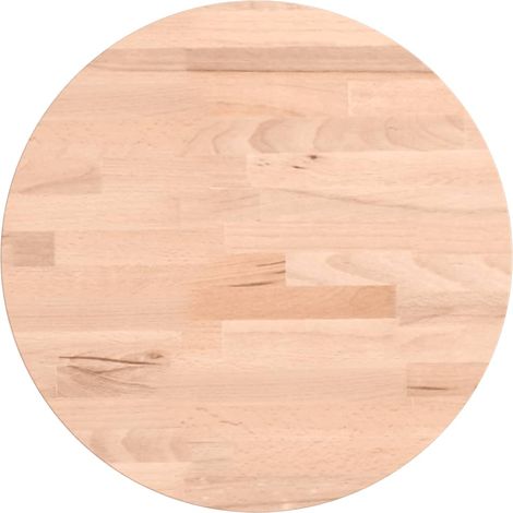 Dessus de table Dessus de bureau Plateau de table Ø30x2,5 cm rond bois massif de hêtre