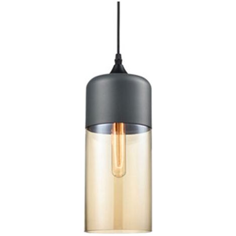 royaluxe- Suspension Luminaire Moderne Lampe À Suspension Rétro Vintage Plafonnier En Verre Pour Loft, Salon, Cuisine