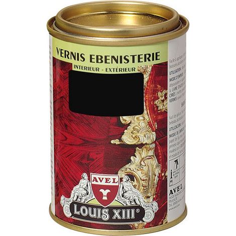Vernis bois - LOUIS XIII - Chêne moyen - 250 mL - Satiné - Polyuréthane - Intérieur/Extérieur