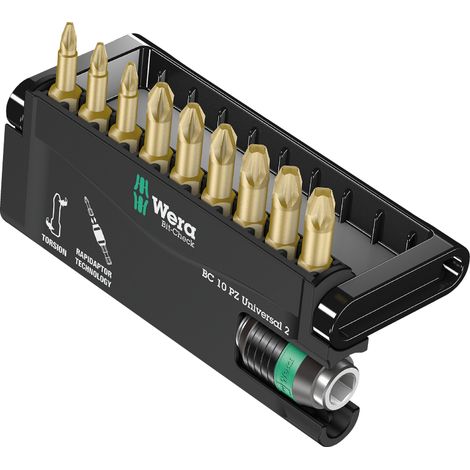 Wera Bit-Check 10 PZ Universal 2, 10-teilig (1/5)