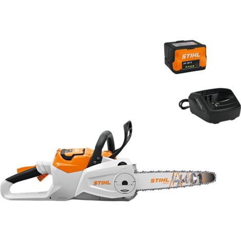MOTOSEGA A BATTERIA STIHL MSA 80 C-B CON BATTERIA AK 30 S E CARICABATTERIA AL 101 CM 35 (1/2)