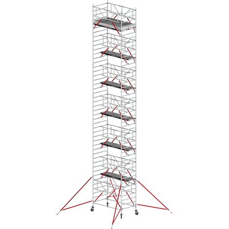 Altrex Fahrgerüst RS Tower 52-S Aluminium mit Safe-Quick und Holz-Plattform 14,20m AH 1,35x2,45m