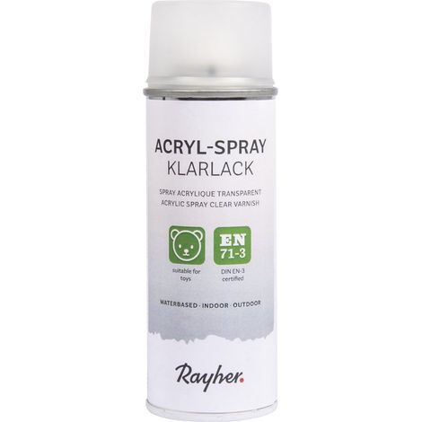 Vernis acrylique, boîte de vernis pulvérisateur pour une protection maximale de vos créations, transparent, 200 ml (Lot de 1) (1/2)