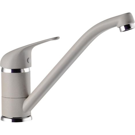 SCHOCK Miscelatore Omega Monocomando con Bocca Girevole, Colore New Aluminia, h140 (1/4)
