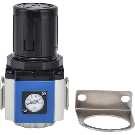 Régulateur de pression d'air 0.050.9mpa 20‑130Psi Vanne de réglage ajustable avec support GR400‑15 PT1/2 (1/5)