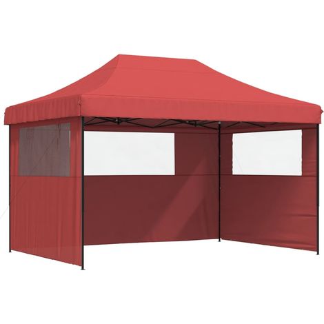 Maison Exclusive - Partyzelt Faltbar Pop-Up mit 3 Seitenteilen Bu