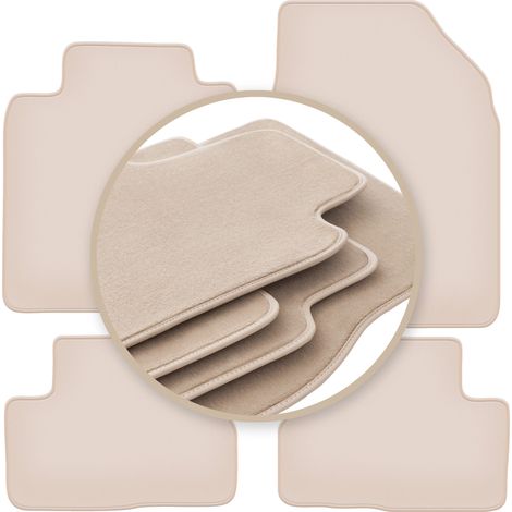 Tapis beiges PREMIUM pour : Nissan Micra K12 à hayon 2002-2010 (1/5)