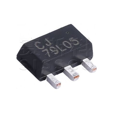Changdian CJ79L05 3% SOT-89 0,1A/-5V/0,5W integrierter linearer Spannungsregler, elektronisches Bauteil, 5 Stück zusammen verpackt.